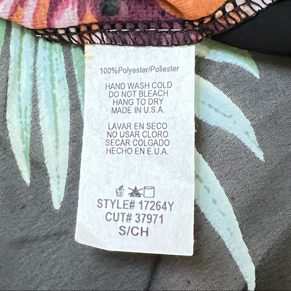 Before You Tropical Print Lightweight Sheer Kimono Size S/CH - Picture 7 of 8